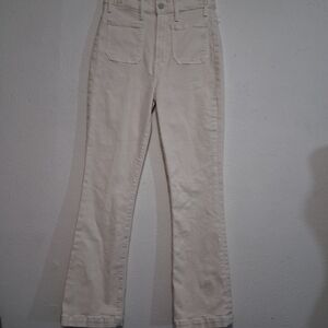 MOTHER Superior The Hustler Patch Pocket Flood Jeans